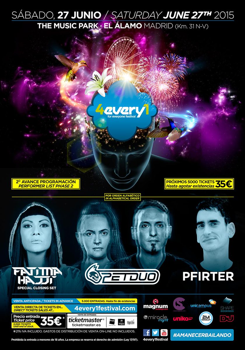ABFestival2018's tweet photo. Confirmados @fatimahajji @PETDuo y @Pfirter en área #techno. RT+Seguir sorteo 5 packs mochila+gafas #AmanecerBailando http://t.co/iadawtHeYu