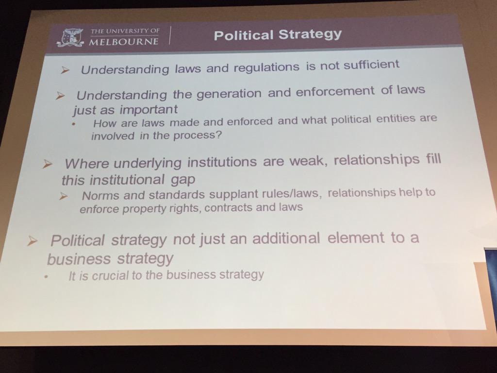 BusEcoNews's tweet image. Prof Lu on lawmaking and enforcement: &apos;When institutions are weak, relationships can fill the gap&apos; #busecomelb