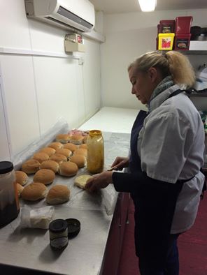 Freshly filled rolls ready for your pack up today! Perfectly accompanied by a sausage roll!