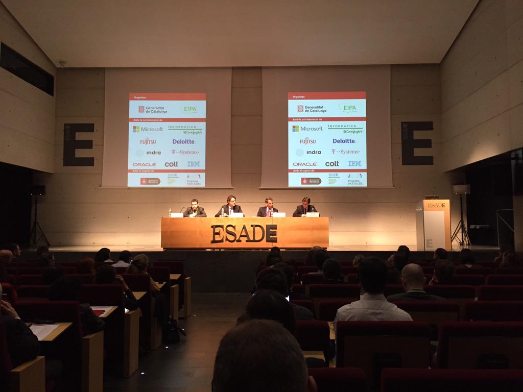 miserachs's tweet photo. Starting the conference New Models for Innovation in Public Sector. #ICTPS #ESADE @ICTgovPAsummit @ESADE http://t.co/82V4UL6YpA