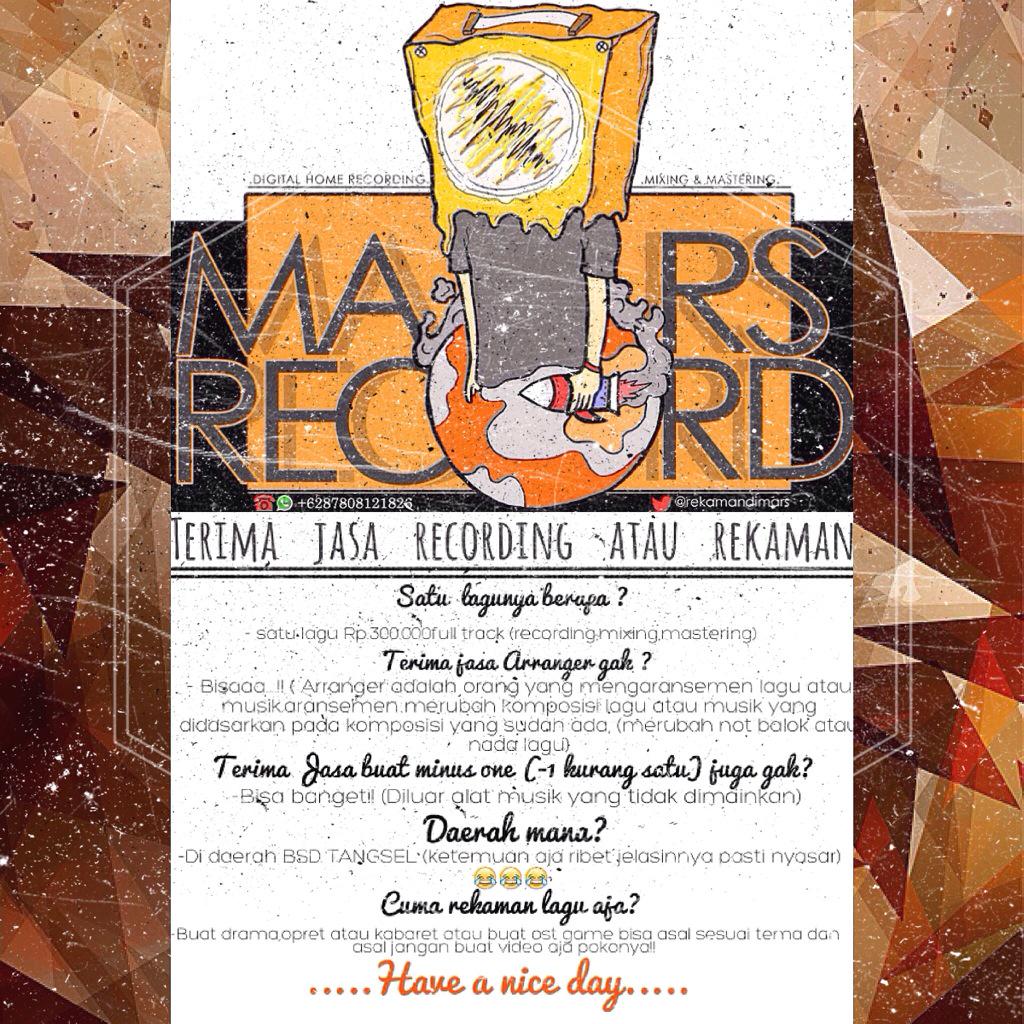 Hi, <a href="/RebellInSaint/">rawmoments</a> thank you !! soundcloud.com/mars-record-1 sukses 😉