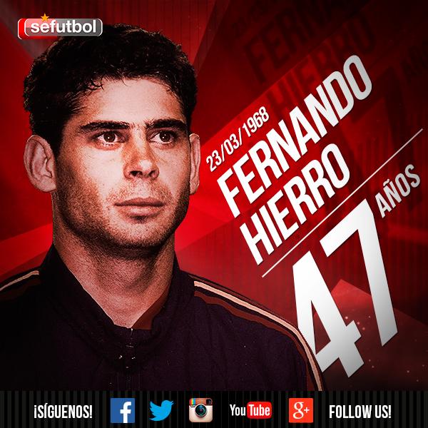 Happy Birthday to Fernando Hierro! The former international was capped 89 times and scored 29 goals 