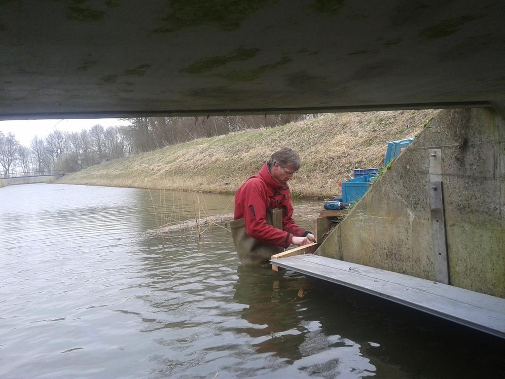 LBFlevoland's tweet photo. Werkgroep #Calutra heeft dit weekend hard gewerkt. Vandaag laatste hand aan #otter planken http://t.co/CeQFUczzdf