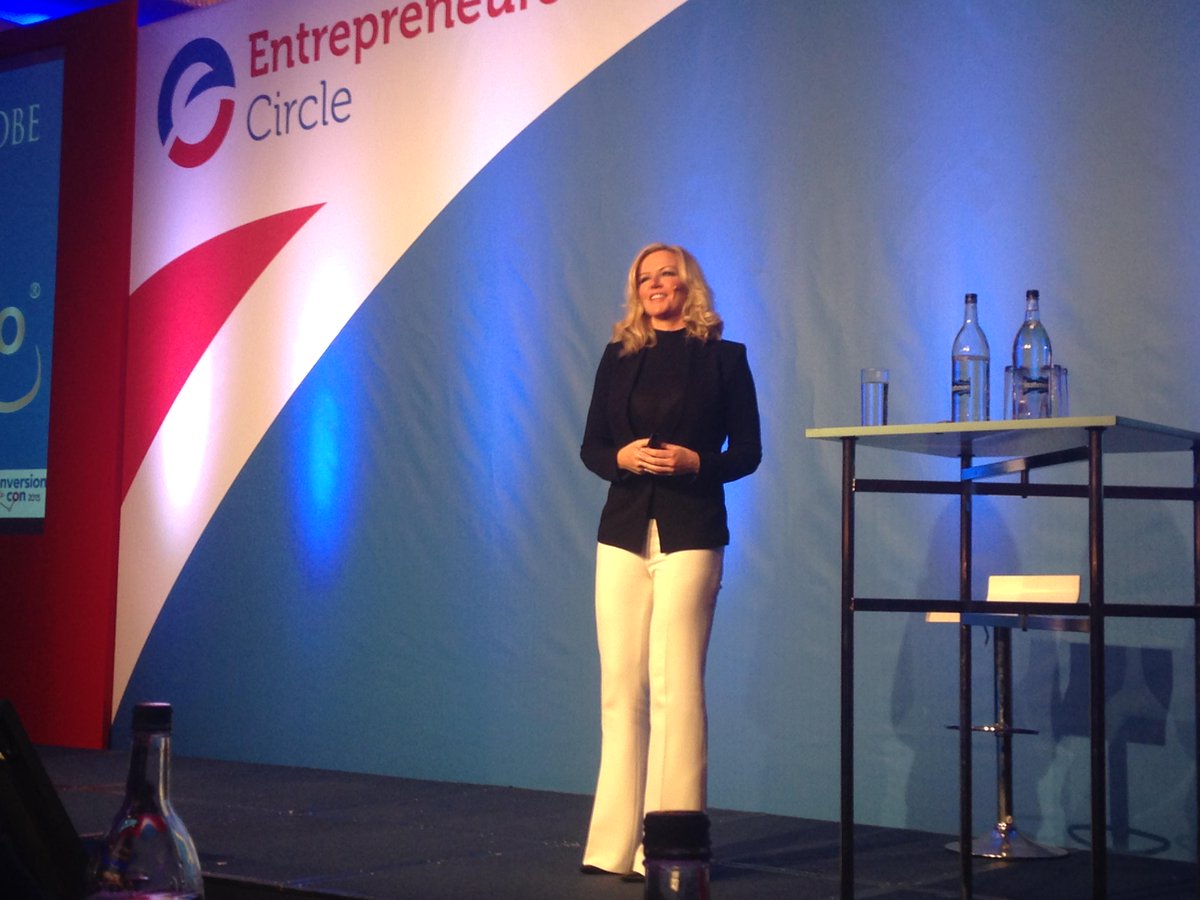 ECsuccessTeam's tweet image. The inspiring @MichelleMone sharing her story with delegates at #conversioncon this morning. #BottysEC