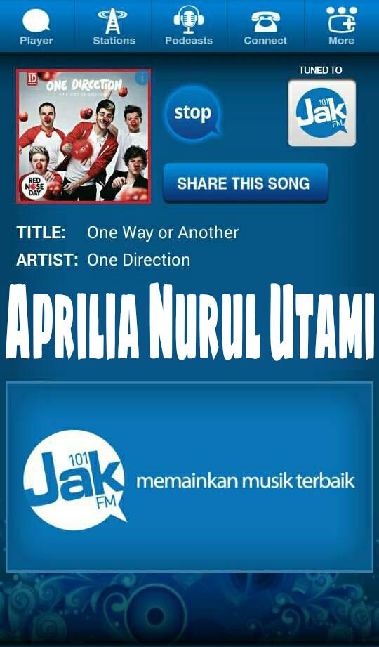AP14345's tweet photo. masih tetep stay dari siang tadi di @101Jakfm , semoga dilirik mimin. walau harapan kecil :') #JakFmGratisan http://t.co/omcJE3gTjm