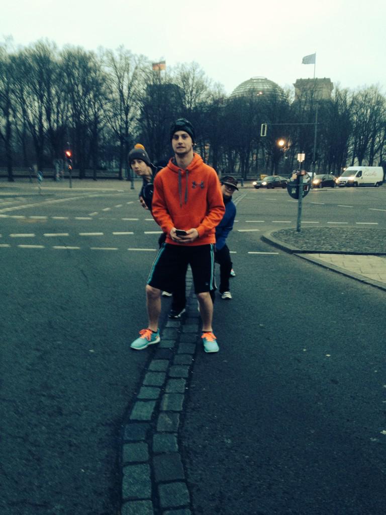 thstigersathlet's tweet image. @eftourscanada standing in east and West Berlin