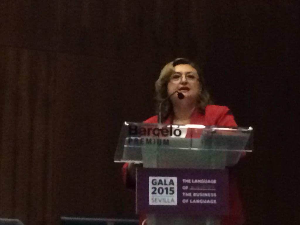 Change Management in LSP's - Manal Amin from Arabize - always enjoying listening to Manal! #galasevilla