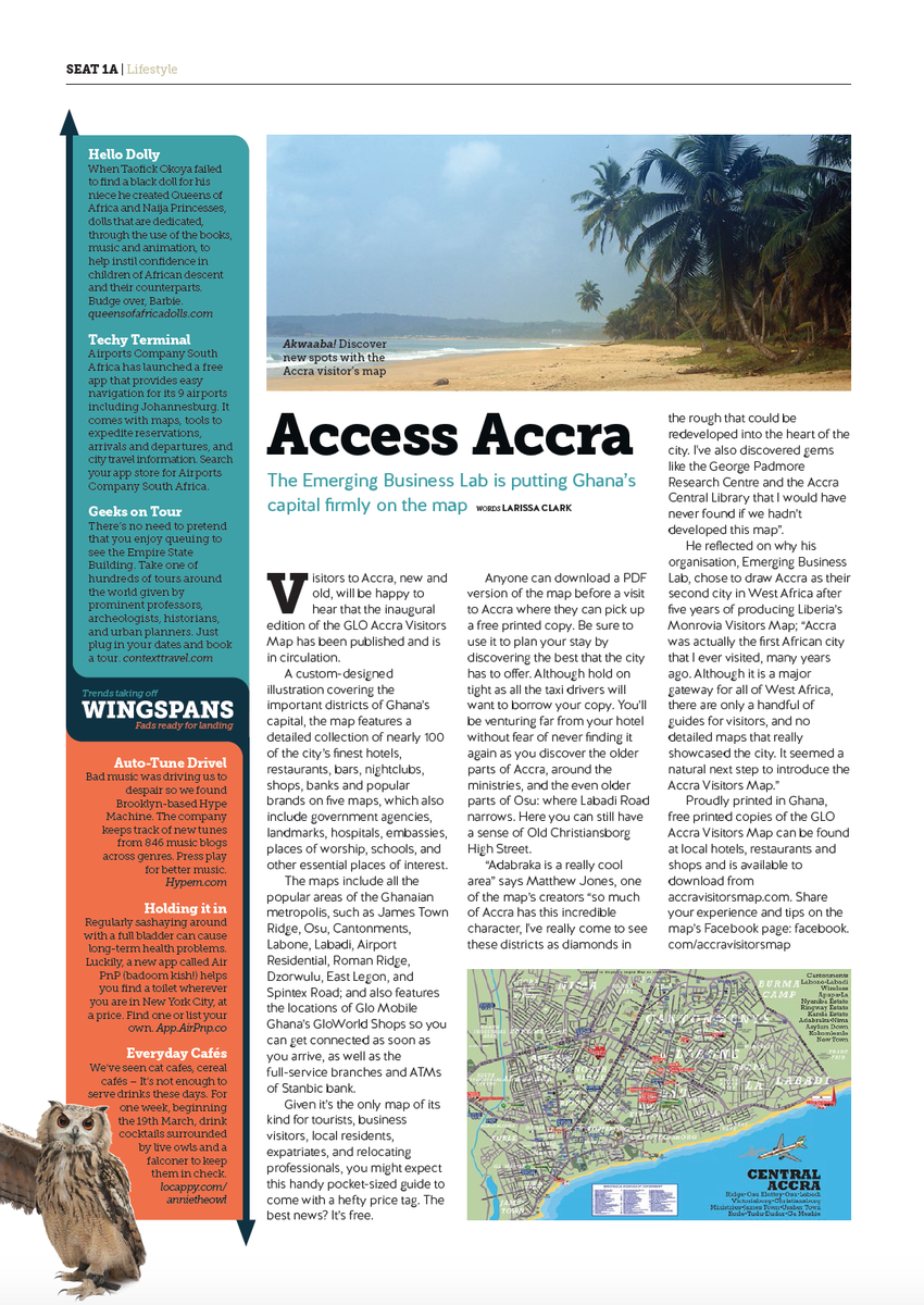 Accra Visitors Map tweet media