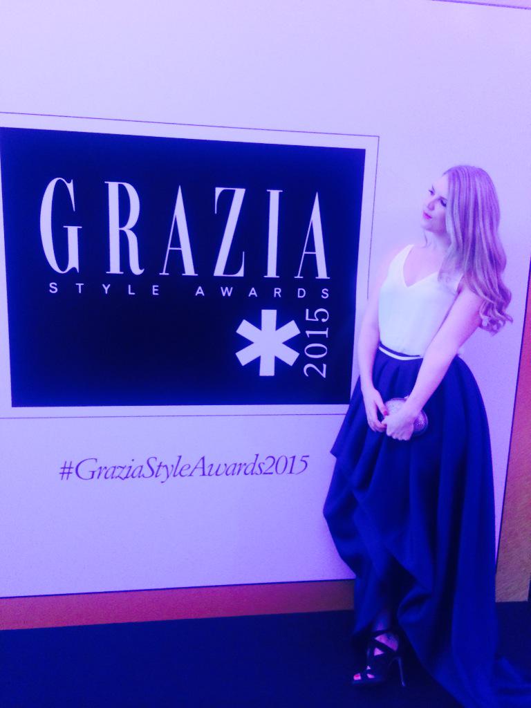 Time for the #GraziaStyleAwards2015 - dressed to the nines thanks to <a href="/HouseofNomad/">House of Nomad</a>