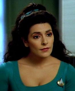 Another birthday! 
Many happy returns and best wishes to Counselor Deanna Troi AKA Marina Sirtis. 