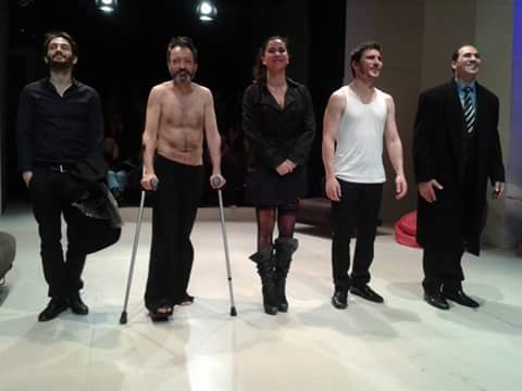 Piet: Contents, satisfets i agraïts! Així vam acabar ahir la primera etapa de #Cloaca al <a href="/versusteatre/">Companyia Versus Teatre</a> Tornem 9 abril
