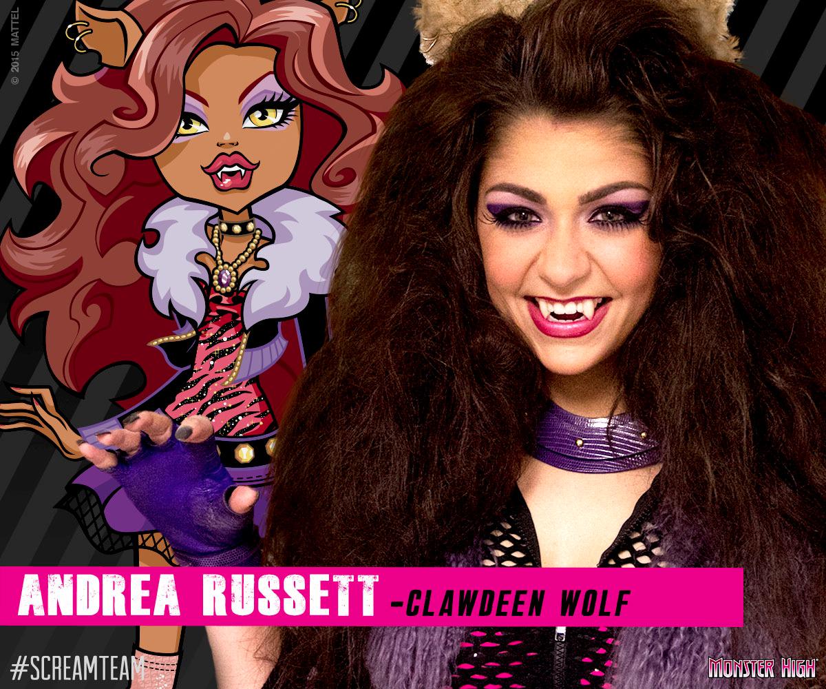 Понравилось. is rocking this Clawdeen-inspired look! 