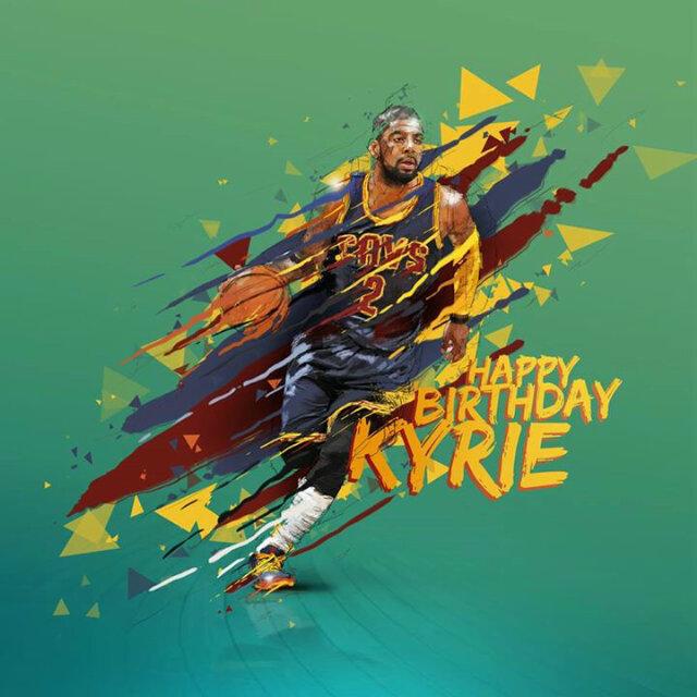 Happy birthday to kyrie irving 