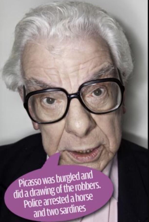 Happy 80th Birthday to Morecambe & Wise writer and all round comedy legend Barry Cryer! (Please) 