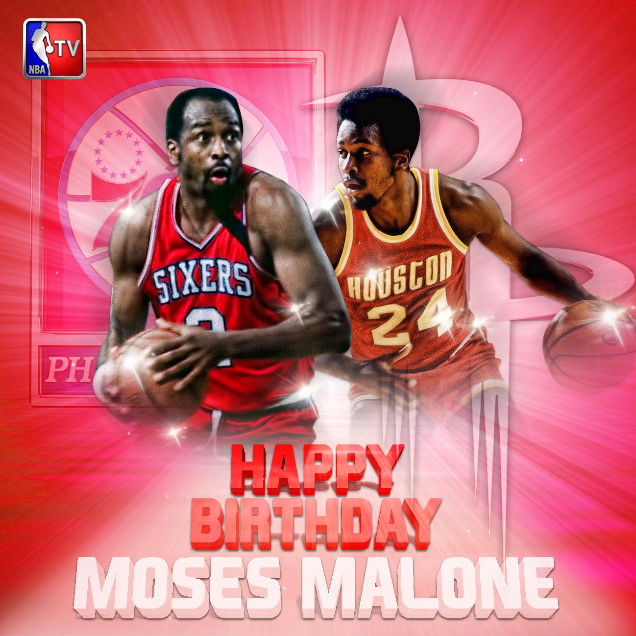 Happy 60th Birthday to NBA legend Moses Malone! 