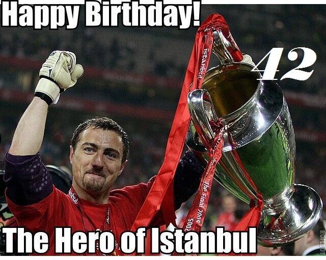 Happy birthday to former goalkeeper and Istanbul 2005 hero, Jerzy Dudek ! 