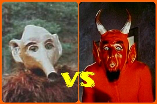 dmathches's tweet photo. *PLEASE READ TO VOTE* RT to vote for Trumpy or FAVE for Pitch. #mst3kmadness #MST3K http://t.co/FZoH2HwbjN