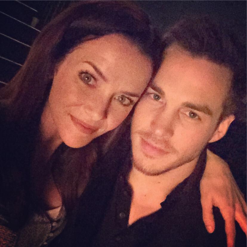 Wersching's tweet image. @ChristophrWood &amp;amp; I were both once musical theatre geeks!  Maybe a Kai/Lily duet is in order? 😜🎶 #TVD