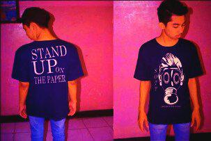Ready stock, believe production Standup On the paper. Idr 90k :) Come On guys!