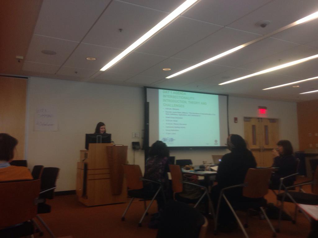 In the International Symposium on Gender and Intersectionality in Boston #OxfamGender