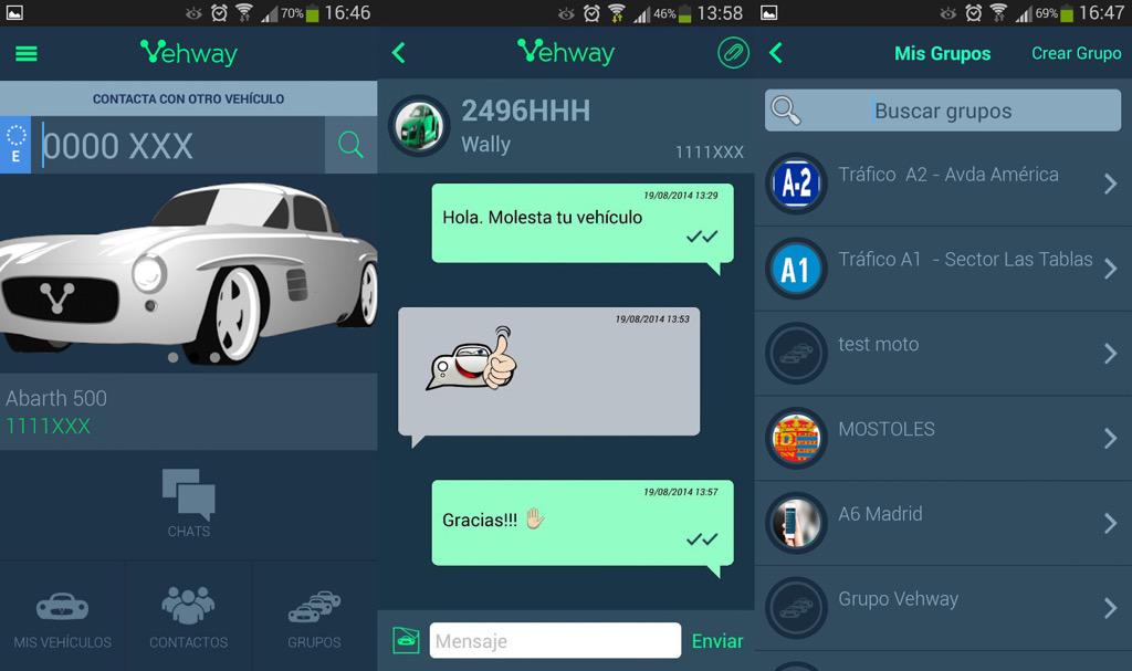 road_over's tweet photo. #Vehway ha creado una app capaz de conectar a los conductores con las matrículas de sus vehículos http://t.co/QuGZTx0Fzg