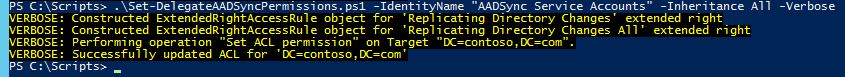 NickolajA's tweet photo. Almost ready with a #PowerShell script to automate the permissions required for #AADSync http://t.co/QDc2pBIeiS