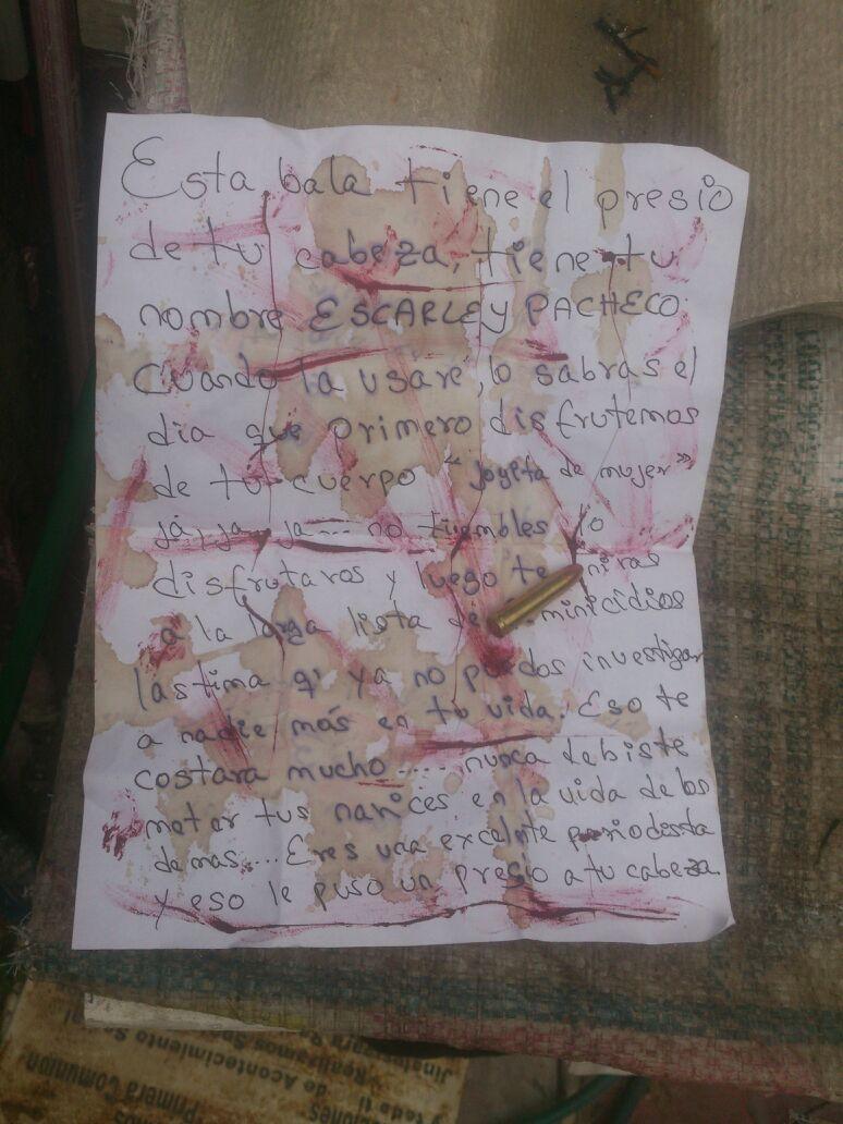 Wawitasny's tweet photo. Periodista de #ATB recibe fuerte amenaza en una carta #Bolivia http://t.co/HgyKtTGbSf vía: @tonnylp. Wa! Qué pasa en Cochabamba?