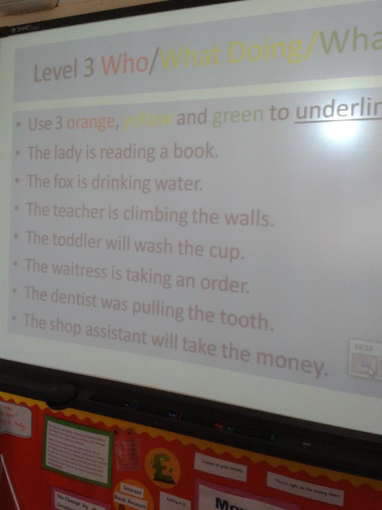 stjosephsps's tweet image. #Colourfulsemantics. Actively engaged in creating grammatically correct sentences. #who #whatdoing #what