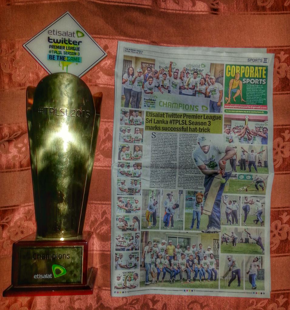 AnfasJM's tweet photo. Isn't looking awesome #TPLSL? http://t.co/b52WQvSPQF