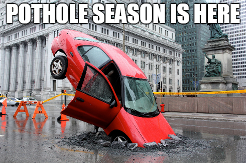 #potholeseason #asphalt #callyourcityrep #reportpotholes