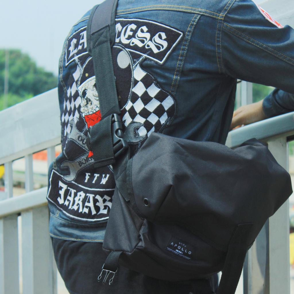Photo session (new) "Black Messenger Bag" from <a href="/apolloCo_ID/">APOLLO CO</a> and you can available at <a href="/lawless_jkt/">Lawless Jakarta</a> store :)
