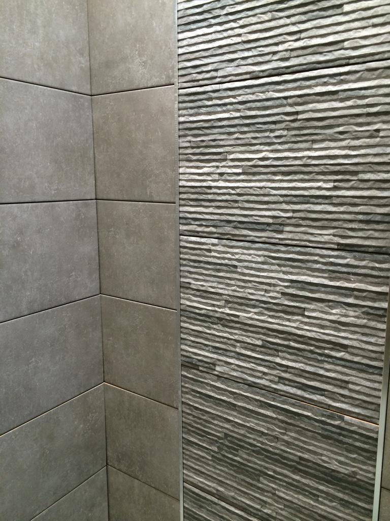 GillTile's tweet image. Great for wet areas where split face can't be used: grey brix 'pretend' split face:£2 each.