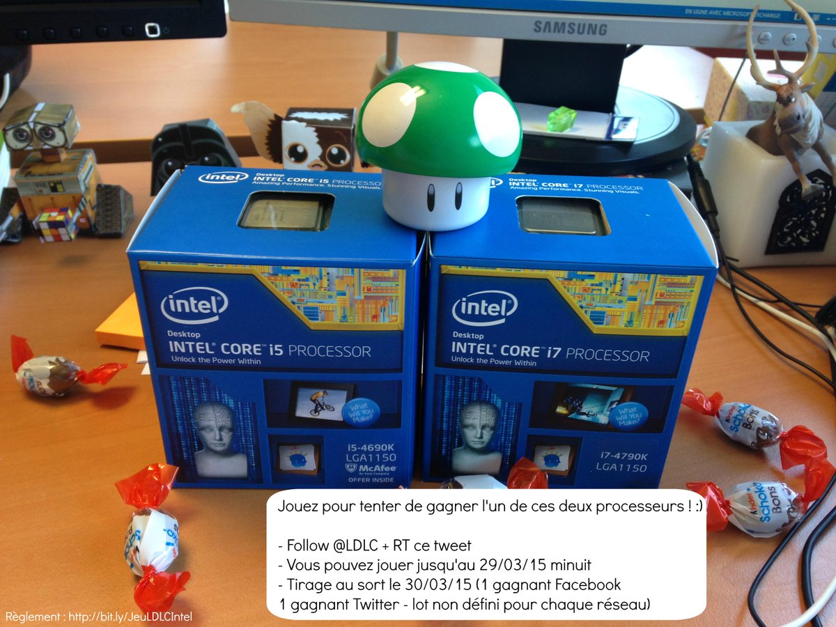 [JEU] Follow <a href="/LDLC/">LDLC</a> + RT ce tweet et tentes de remporter l'un de ces 2 processeurs ;) Tirage le 30/03/15 !