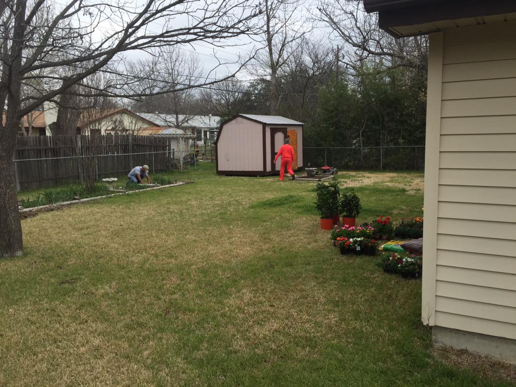 Spectra_PS's tweet image. Before pictures of a backyard remodel by Spectra!