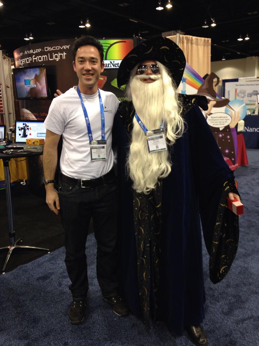 ChemDraw's tweet image. The #ChemDraw Wizard meets the #SpectraWizard #ACSDenver