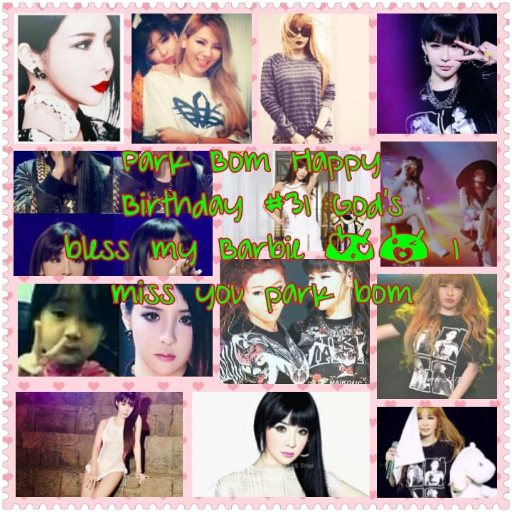 Happy Birthday Park Bom God\s blessings  