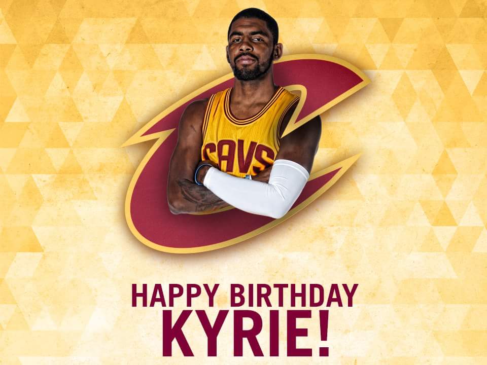 Happy 23rd Birthday Kyrie Irving!!    