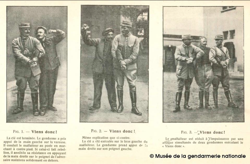 Gendarmerie's tweet photo. #SecretsMW Dans les cartons, les planches insolites du manuel d'exercices physiques spéciaux de la gendarmerie - 1919 http://t.co/kFbCSwgQ7B
