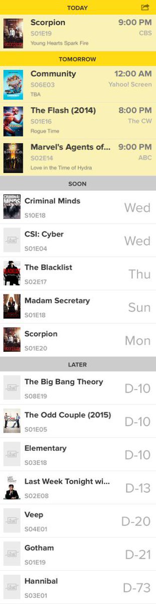 CnnctMillenial's tweet photo. Amazing TV Shows airing this week! Retweet if you dig it. #TV #Blacklist #Scorpion #MoneyBaby http://t.co/iItfeFenOp http://t.co/iSp6KvXFKL