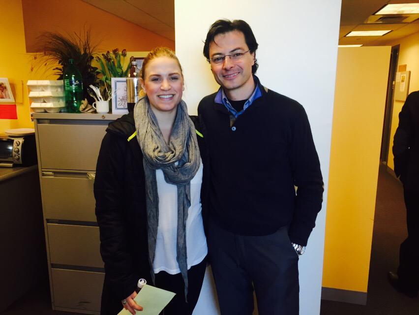 mariatoru's tweet image. Prof. Enric Ordeix from Blanquerna, Barcelona with PoliComm Student @EC_CommStudies @PRPoliComm