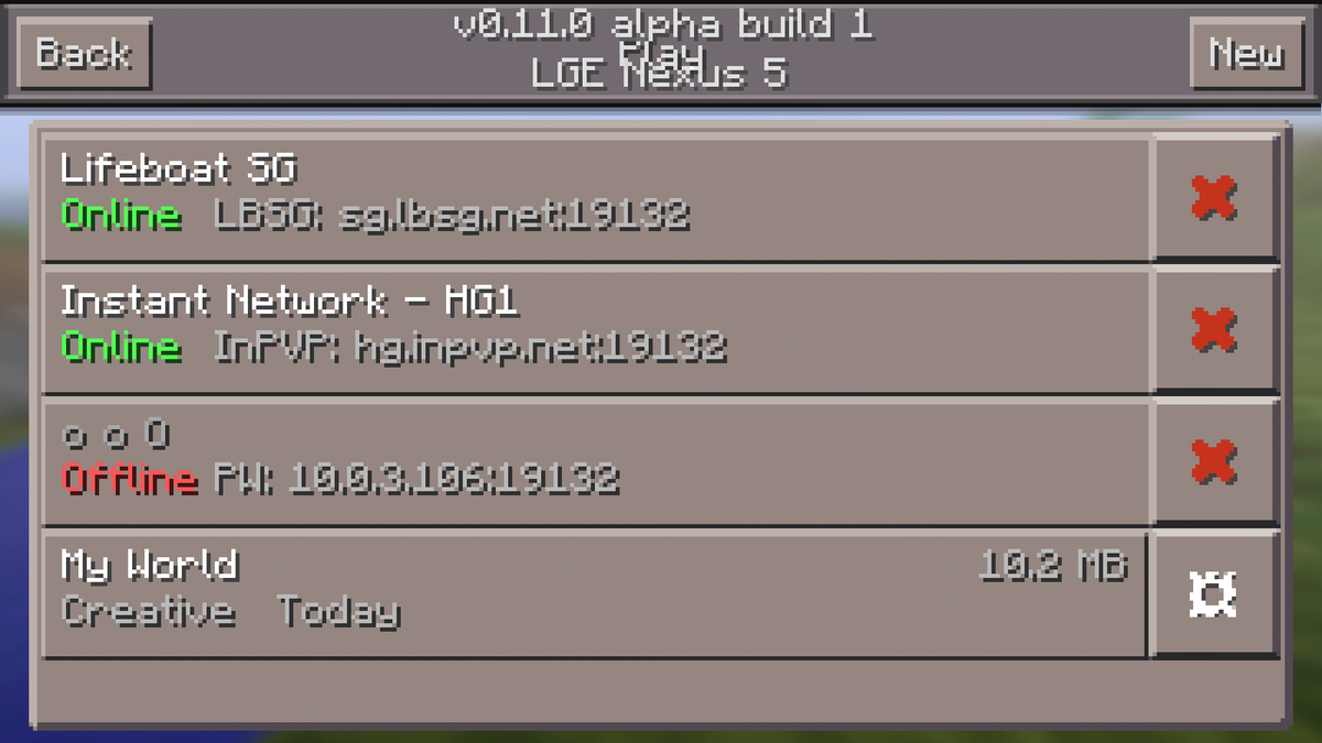 ервера нна майнкрафт ре 0.14.3 #3