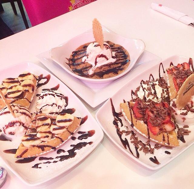 Gelato Passion on Twitter "Waffles and hot cookie dough what more