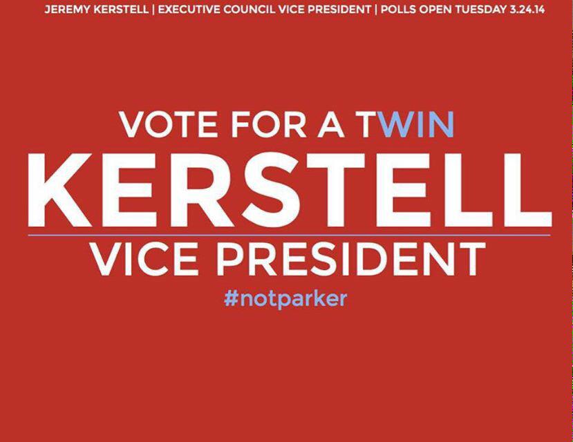 ashlynraed's tweet photo. Guess who's running for VP? #notparker JEREMY FOR VP http://t.co/gSo7e5UBYT