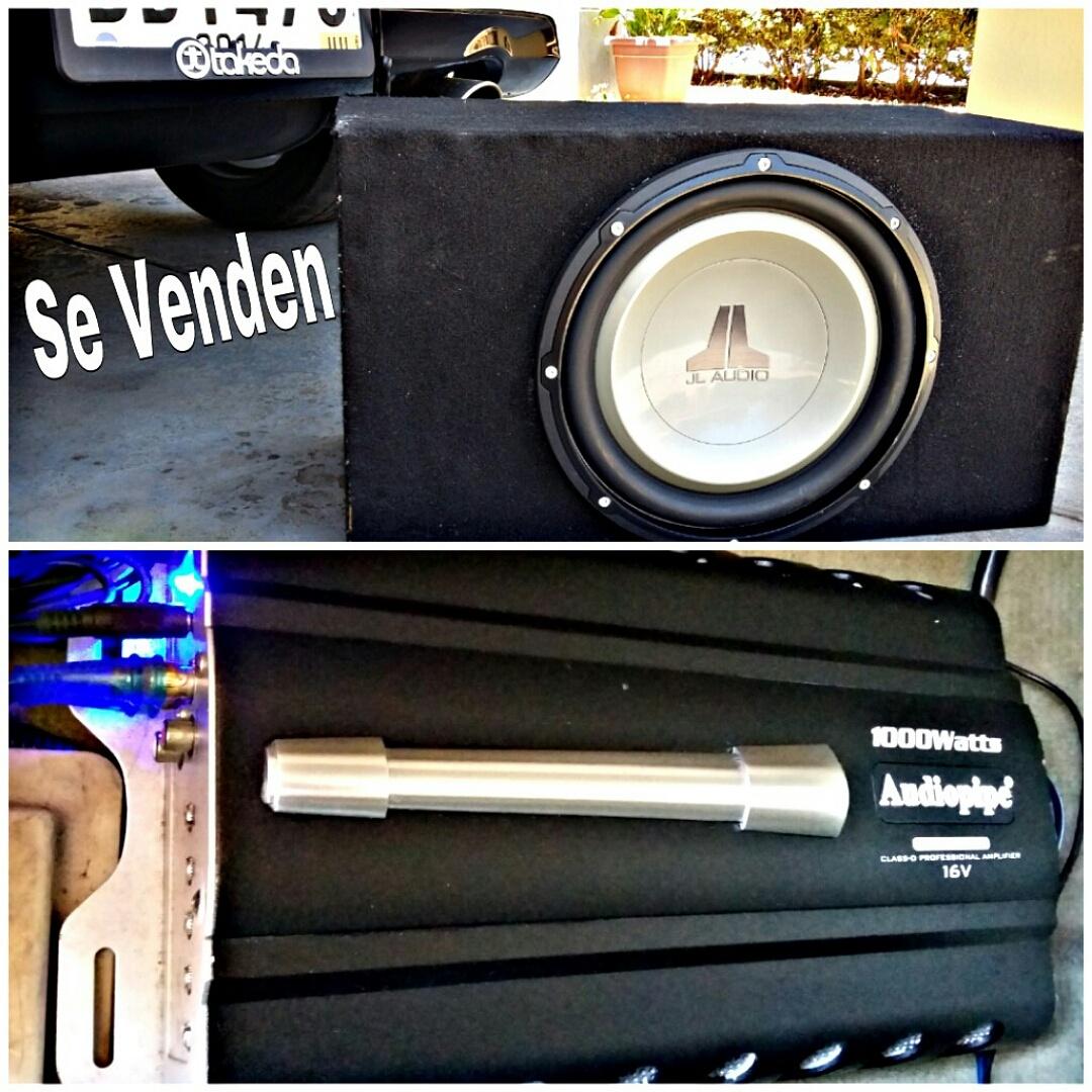LuisSarasty's tweet photo. Se Vende:
- Bajo JL Audio de 12"
- Amplificador Audio Pipe de 1000w.

PD: Solo con 8 meses de uso
Whatsapp: 6379-5912 http://t.co/i61xfqEbQO