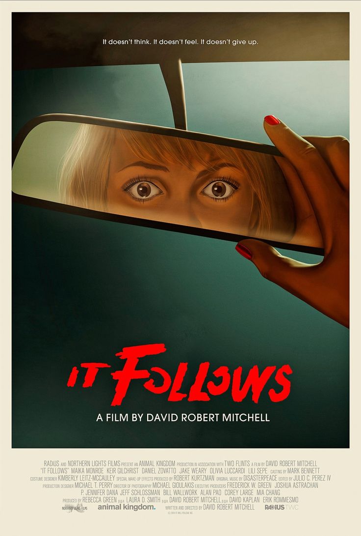 screen_wolf's tweet image. Super poster for It Follows, the excellent new #horror starring Maika Monroe
