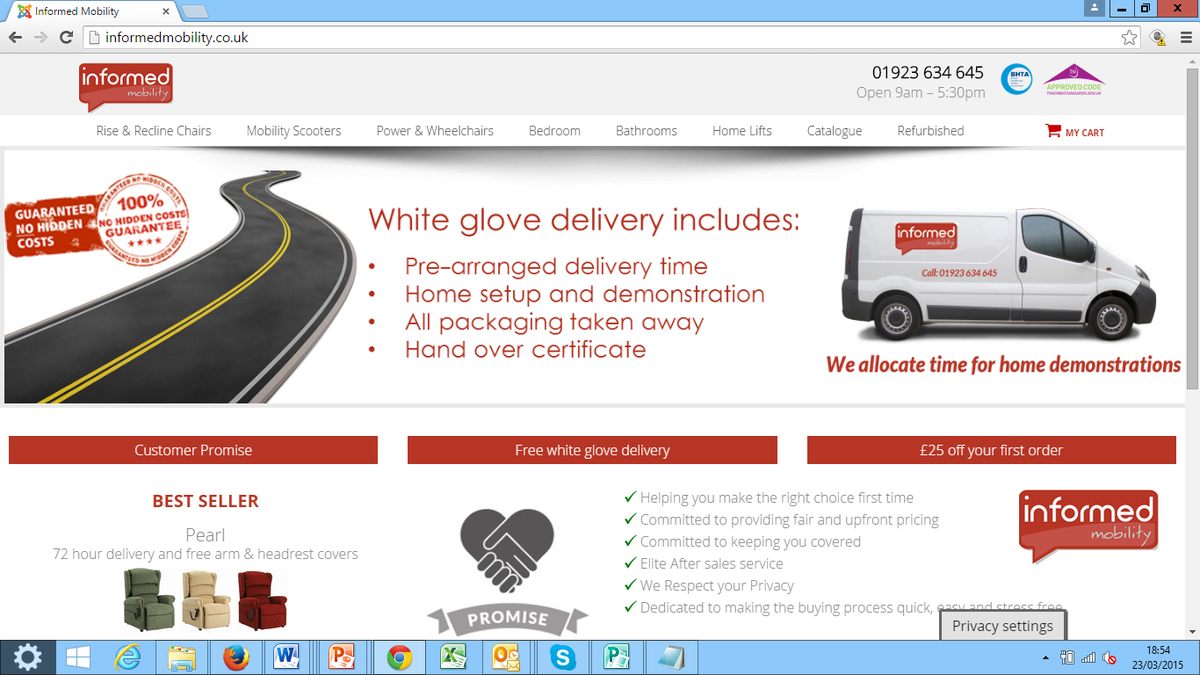 InformedMob's tweet image. Informed mobility is now online, check us out!! informedmobility.co.uk 
Helping you make the right choice first time!