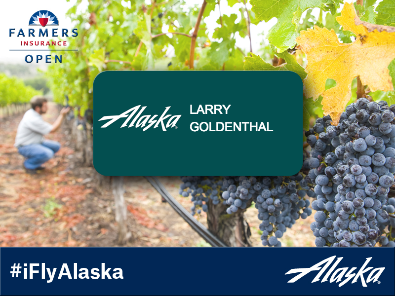 scotrobinson's tweet photo. I created this luggage tag at AlaskaAir's #IFlyAlaska Booth at the Farmers Insurance Open. http://t.co/0OgeGJorYC