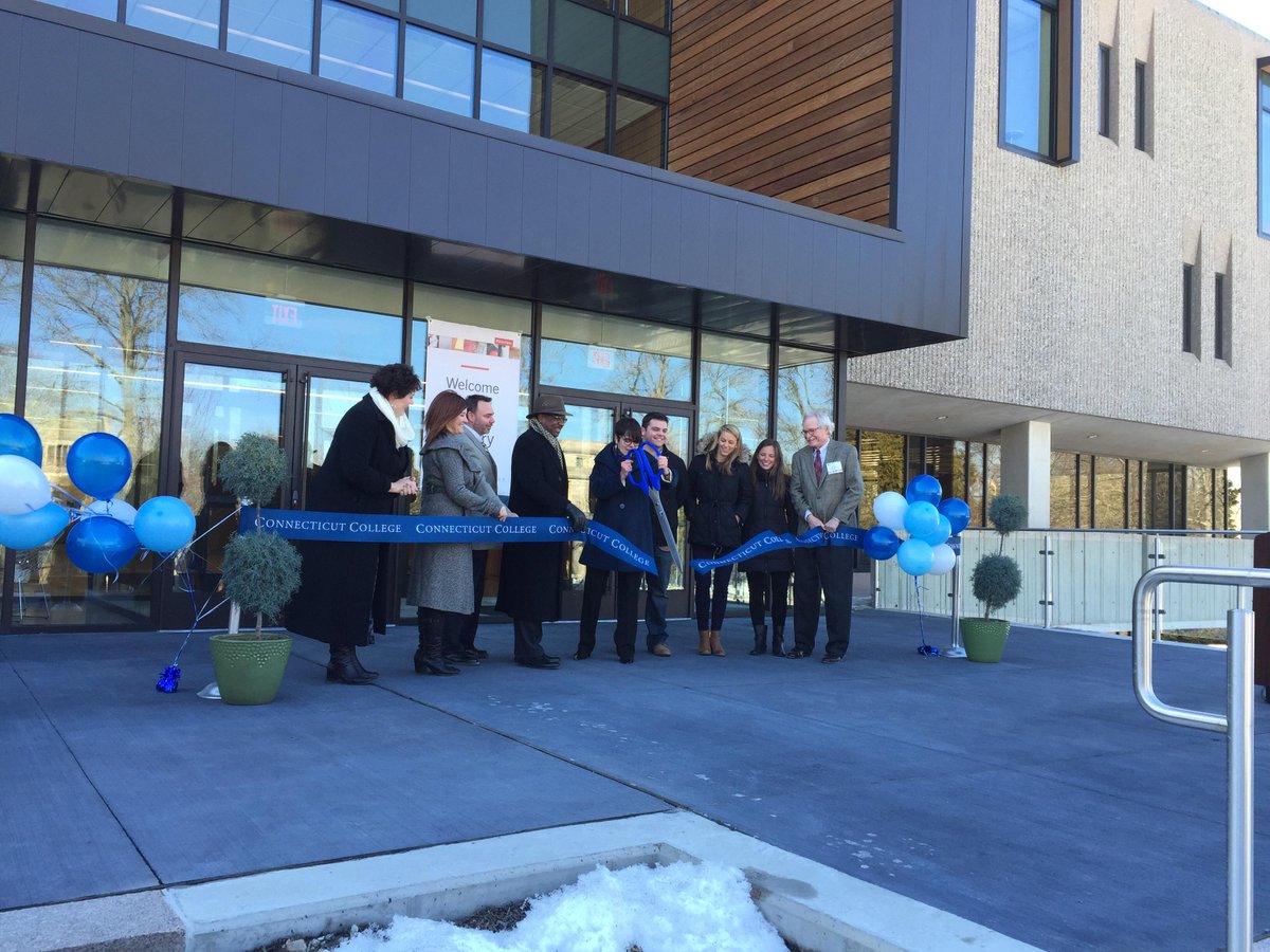 ConnCollege's tweet image. Shain Library's renovation — 15 years in the making — is officially open, a 5-month early completion to #ShainReno.