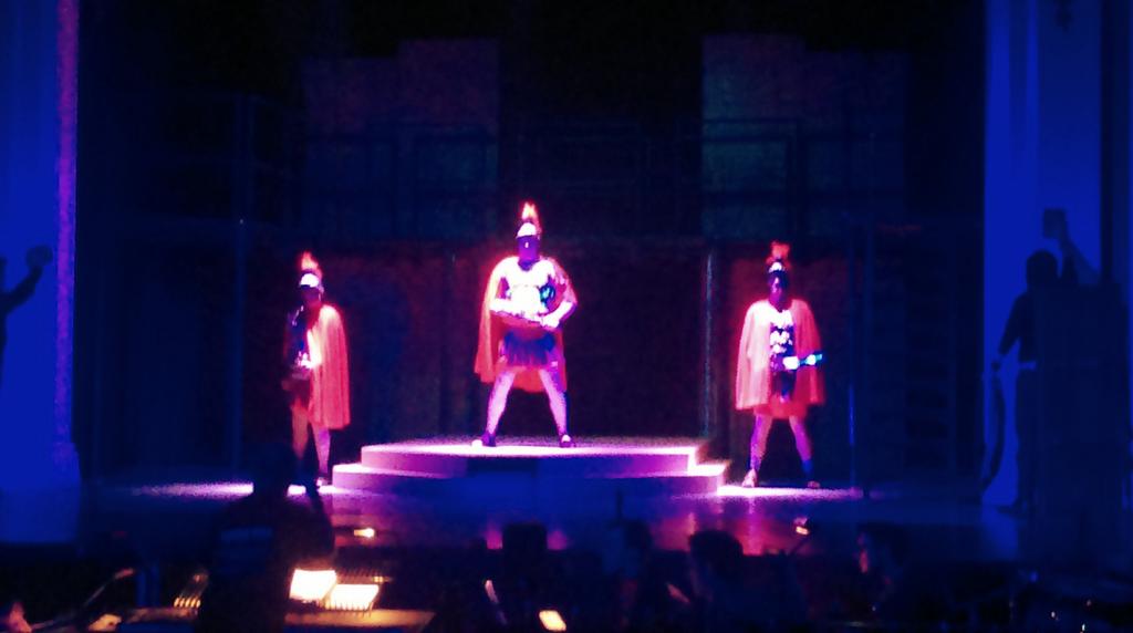TudorMCS's tweet photo. So it begins. @OfficialALW #jesuschristsuperstar Sutton Coldfield. Dress rehearsal. Tickets http://t.co/vHlihjCyf7 http://t.co/xF5PtEiCE2