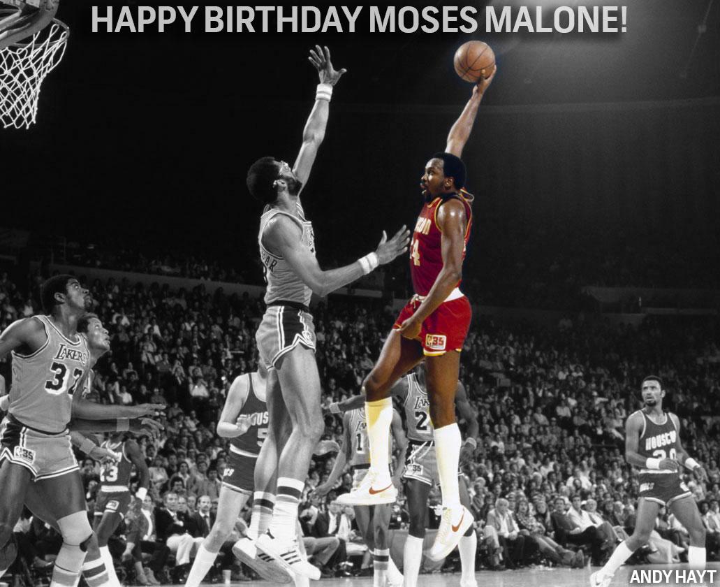 Happy Birthday Moses Malone! 